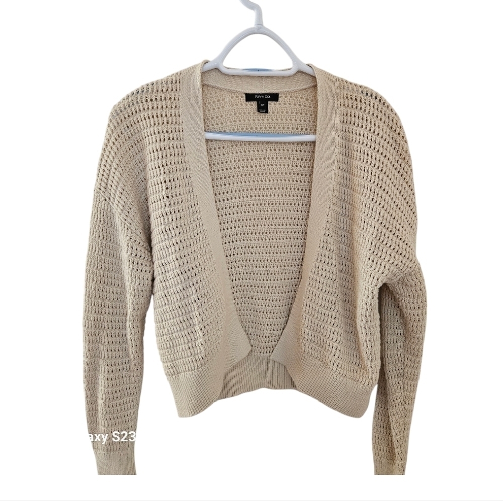 Cozy Cardigan - RW & CO 100% Cotton Size S​​​​​​